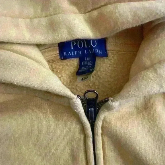 Polo Ralph  Lauren 

Yellow zip up hoodie - Picture 3 of 3